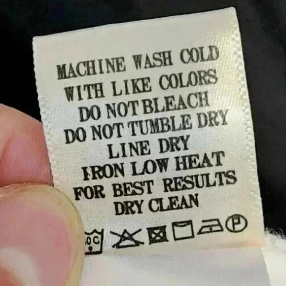 Very J Party Dress Black with White Ruffle‎ Puff Sleeves, Size S - Picture 7 of 10